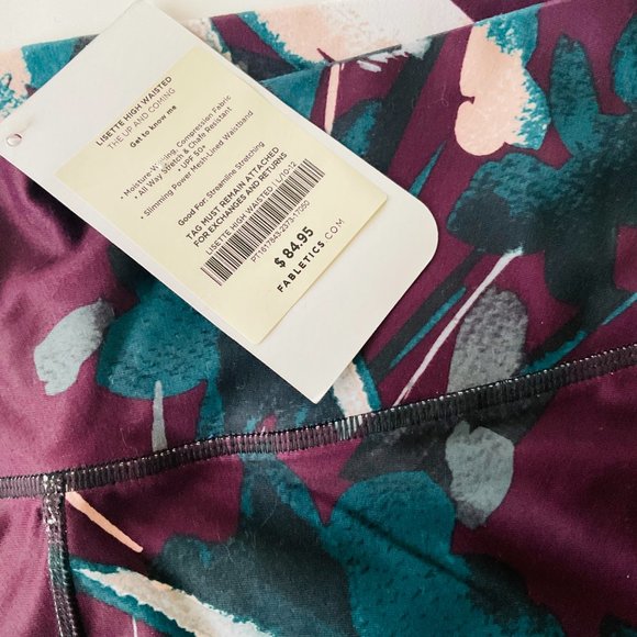 FABLETICS Women's "Lisette" High Waisted Leggings NWT Size L - Picture 4 of 7